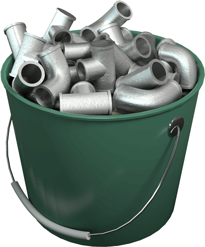 Bucket of Fittings